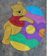 Winnie The Pooh Easter Egg Outside Flag 36x31 100 Acre Collection Colorful - $17.64 CAD