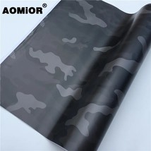 Black Elite  Vinyl Film Car Vinyl Wrap Film Roll Foil Sticker Sheet Bubble Free  - £64.61 GBP