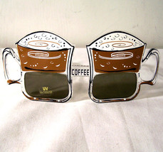 6 PAIR COFFEE CUP SUNGLASSES party sunglass UV #141 eye wear mens novelt... - £18.93 GBP