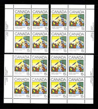 Canada  - SC#870 Imprint  M/S Mint NH  - 15 cent  Christmas Morning issue - $3.70