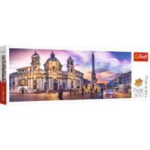 Panorama 500 Piece Jigsaw Puzzle, Piazza Navona, Rome, Italy, Fountain of the Fo - £12.54 GBP
