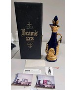 1966 Jim Beam Majestic Regal Blue Gold Whiskey Decanter top cover Orig B... - $38.41 CAD