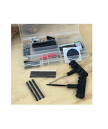 82Pc Auto Car  ATV Bicycle Trailer Flat Tire Puncture Hole Repair Kit Ti... - $25.63 CAD