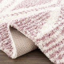 Size: 6&#39;7&quot; x 9&#39; Rectangle - Trunding Plush Area Rug in Pink - $200.70 CAD
