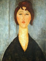 Decoration Poster.Home room art.Interior design.Modigliani Portrait woman.7336 - £13.65 GBP+