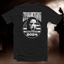 Merilyn Manson for President 2024 COTTON T-SHIRT Political Satire Vote M... - $17.79+