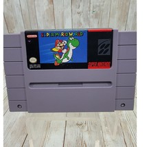 Super Mario World Super Nintendo SNES Platformer Retro Console Game Only - $19.97
