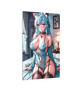 Waiting for you to get Home Waifu - 8X12 Metal Print, Gift, Anime Wall D... - $19.79