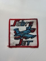 Sabre Jet Embroidered Patch Brown 3” X 3” Vintage - $9.79