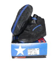 NOS Vintage 90s Converse Shadow Mid Leather Basketball Sneakers Shoes Ch... - £31.25 GBP