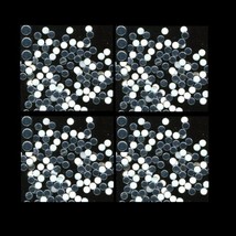 MIRROR  HotFix Nailheads  CLEAR  Iron on  3mm     2 Gross  288 Pieces - $110.04 MXN