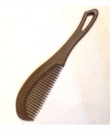 Unbreakable Pocket Comb 6.5&quot; VTG Brown Plastic Purse Barber Vanity Colle... - $151.64 MXN