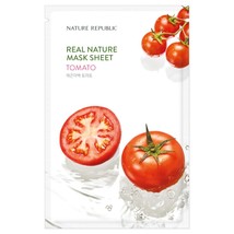 Tone up Moisturizing Face Mask Sheet - Nature Republic Real Nature Tomato Extrac - £21.34 GBP