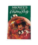 Disney Mickey&#39;s Very Merry Christmas Party 1997 Pin Button Vintage Micke... - $9.49