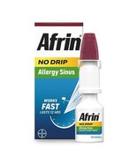 2 PACK Afrin No Drip Allergy Sinus Nasal Spray - *09/2026*Fast and Powerful - $276.47 MXN