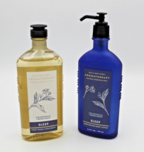 Bath &amp; Body Works Aromatherapy SLEEP Body Wash &amp; Lotion Chamomile + Berg... - $27.75