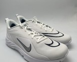 Nike Alpha Huarache 8 Pro Turf LAX White/Silver/Navy CW4445-101 Men&#39;s Si... - $79.95