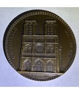 1842 Cathedrale de Paris Bronze Medallion - $300.00