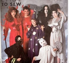 Halloween Patterns Simplicity Vintage Sewing 9304 1989 Costumes Devils C50 - $39.99