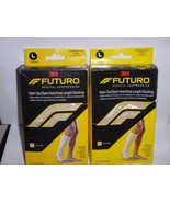 (2) FUTURO Open Toe/Open Heel Knee Length Stocking - Firm 20-30MMHG -Bei... - £13.25 GBP