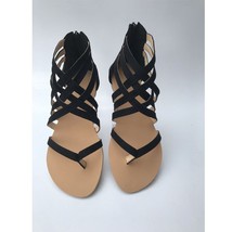 Plus Size 34-43 Flats Summer Women&#39;s Sandals 2021 New Fashion European Rome Styl - £22.44 GBP