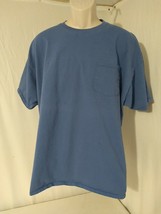 Vintage Fruit Of The Loom Mens XL Navy Blue  T Shirt - £7.44 GBP