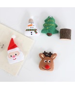 5 Pieces Christmas Brooch Santa Claus Snowman Christmas Gifts - £12.74 GBP