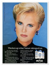 Nexxus Diametress Shampoo Beautiful Blonde Vintage 1990 Full-Page Magazi... - $7.76