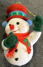 Vintage Snowman Christmas Ornament - £4.71 GBP