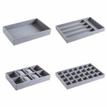 Golandstar Flannelette + Cardboard Jewelry Organizer Box Jewelry Storage... - $16.65+