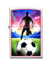   Authentic Mazzi Soccer Futbol  ZIPPO LIGHTER - $28.45
