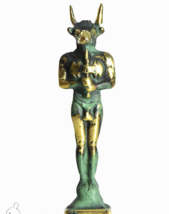 Greek Minotaur Statue from brass  20cm  x  5.5cm - £88.93 GBP