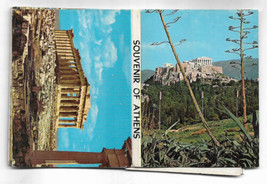 Vintage Postcard Booklet Athens Fold-Out Souvenir Greece - £16.25 GBP