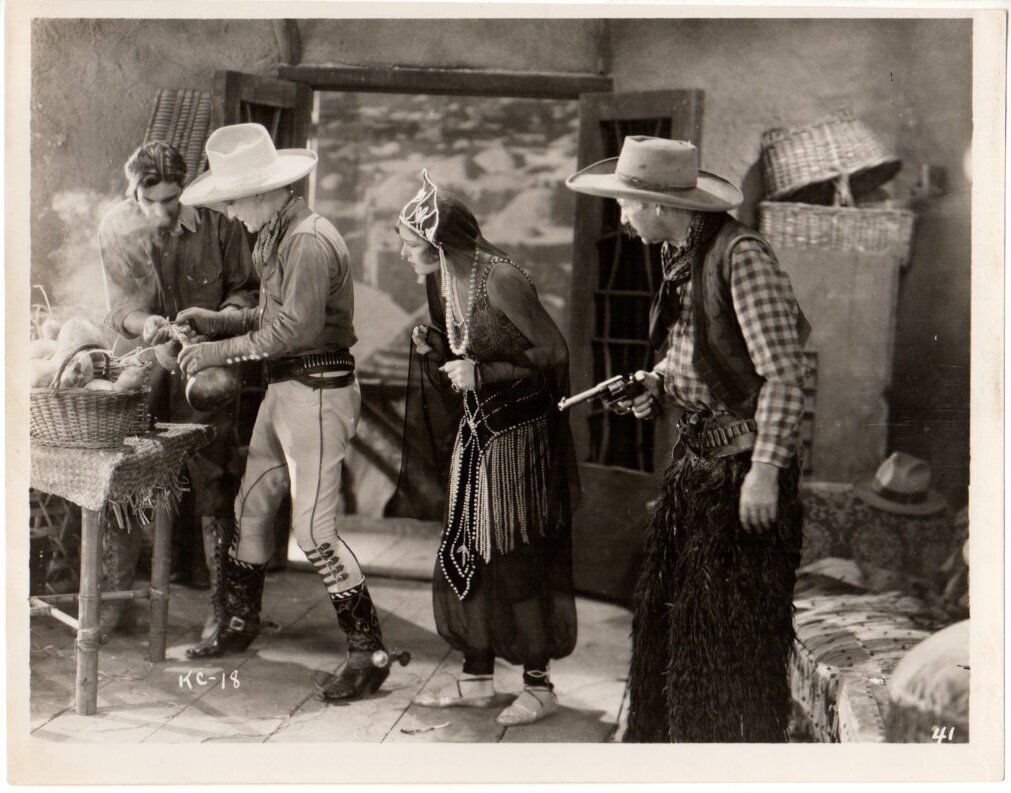 Primary image for KING COWBOY (1928) Tom Mix & Sally Blane Silent Film Western Vintage Original #5