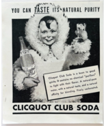 1938 Clicquot Club Soda Advertisement Carbonated Drink Mix Vintage E90D3 - $28.05 CAD