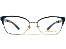 Tory Burch Glasses Frames TY 1046 3142 Navy Silver Cat&#39;s Eye 52-16-135-
show ... - £59.48 GBP