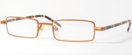 Bellisimo BBR 6003 1 Orange Copper UNIQUE RARE EYEGLASSE GLASSES FRAME 4... - $56.43