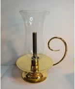 Baldwin Brass Candle Holder Hurricane Lamp with Large Handle - $66.78 CAD