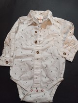 Cat And Jack Baby Christmas Tree Shirt One Piece Size 6-9 Months - £4.31 GBP