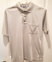 Cintas Men&#39;s Medium Short Sleeve Gray Polo Shirt - $18.95