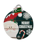 Christmas House Hanging Ornament-Shaped Merry Christmas Santa Sign 10.25... - £5.43 GBP
