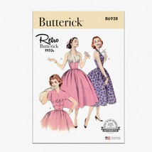 Retro Chic 1950&#39;s Halter Dress &amp; Jacket Sewing Kit - B6938, Sizes 6-14, Multicol - $34.60