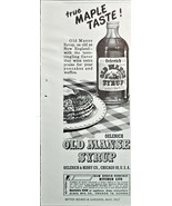 Oelerich Old Manse Soup Chicago Ill USA Syrup New England 1947 Vintage P... - $224.85 MXN