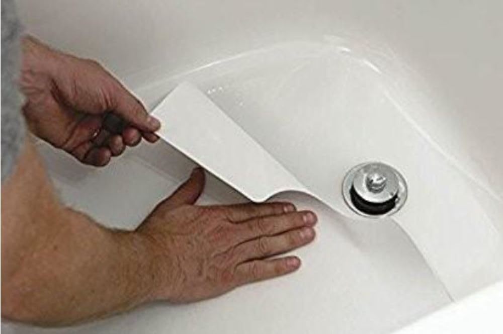 Safe Way Traction 16&quot; X 40&quot; White Adhesive Vinyl Anti Slip Non Skid Safe... - $44.98