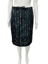 Isabel Marant New Women&#39;s Olivia Polka Dot Printed Silk Short Mini Skirt M 38 - £92.35 GBP