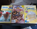Splenda, Splenda Recipe Cards &amp; Eagle Brand Best Loved Desserts Cookbooks - $9.89