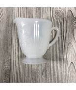 Macbeth Evans American Sweetheart Monax White Footed Cream Pitcher - $169.35 MXN