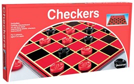 Checkers Game Board Traditional Adults Boys Girls Kids Fun All Family an... - £19.75 GBP