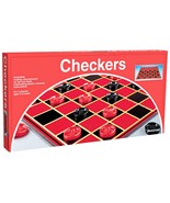 Checkers Game Board Traditional Adults Boys Girls Kids Fun All Family an... - €21,49 EUR
