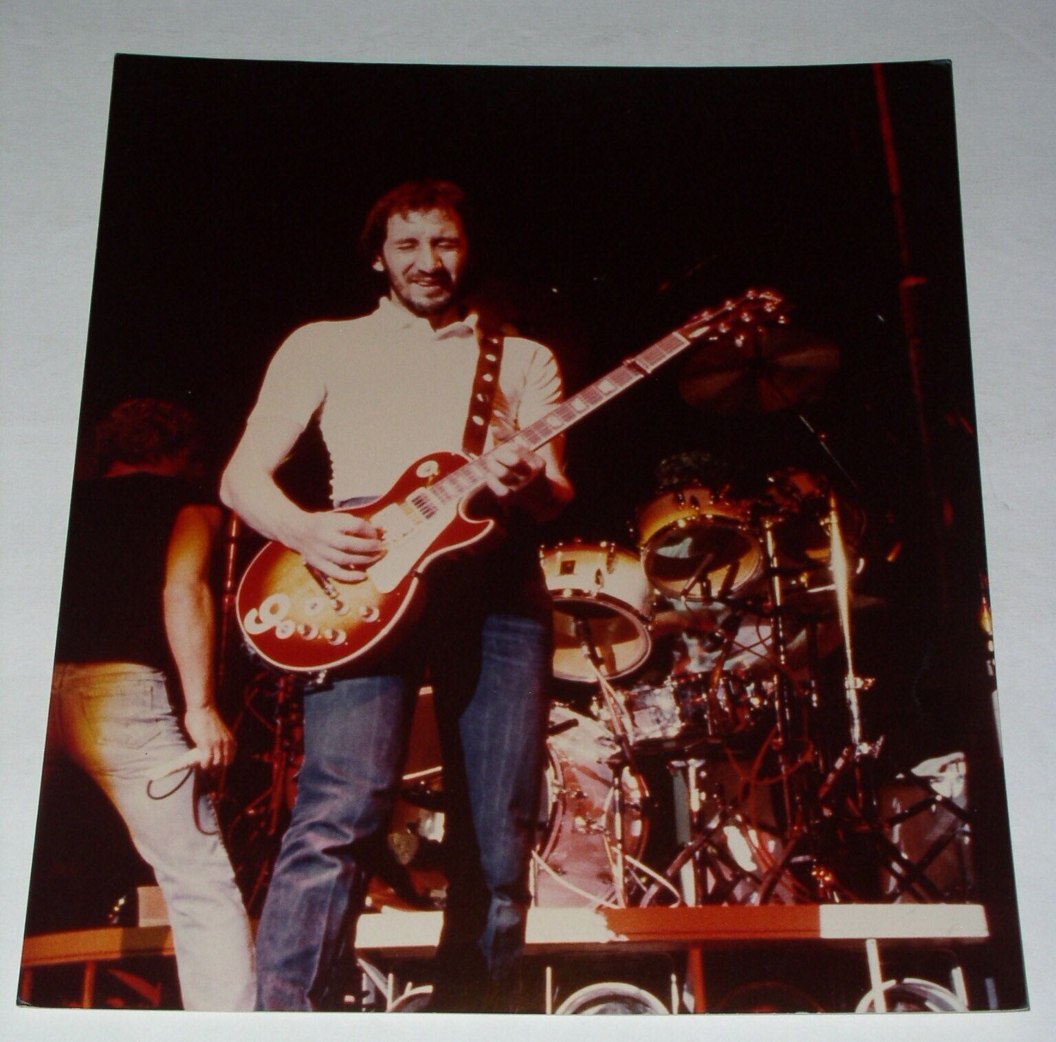 Pete Townsend The Who Photo Vintage 1980&#39;s Custom Concert Pose - $34.99